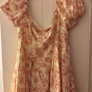 Floral Puff Sleeve Dress